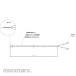 Sato Keiryoki Mfg Insulated T thermocouple with Y terminal