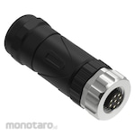 HARTING M12 A-code Cable Side, M12, Screw Terminal, Female, Straight