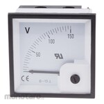 RS PRO Analog panel voltmeter RS Pro DC 150V 68mmx68mm