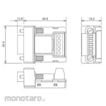 OMRON SYSMAC option RS-422A conversion adapter