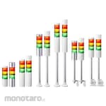 PATLITE (formerly Kasuga Electric) Stacked indicator light 24 V dc red/yellow/green/blue/clear