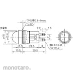 IDEC AP series LED small indicator Φ16 (round projection)