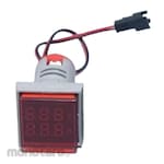 Fort Pilot Lamp Rectangular with V+A Meter (Lampu Indikator Panel)