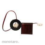 LARKIN Pilot Lamp Rectangular with Volt and Ampere Meter (Lampu Indikator/Lampu Pilot)