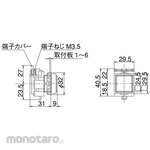 Maruyasu Dengyo 25Φ pilot square full voltage