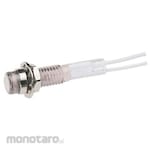 CAMDENBOSS Pilot Lamp, 28V, White, Mounting Hole Size: 6.4Mm, Ind515205-2825-T/Opl (Lampu Indikator)
