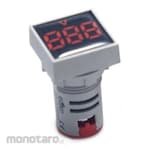 Fort Lampu Indikator Panel dengan Voltmeter