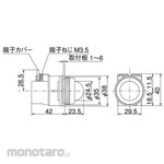 Maruyasu Dengyo Φ30mm Pilot Round Transformer Type