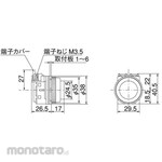 Maruyasu Dengyo 30Φ pilot flat full voltage