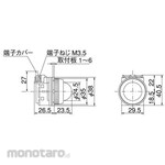 Maruyasu Dengyo 30Φ pilot round full voltage