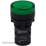RS PRO RS PRO LED Pilot Lamp, Indicator Light, Green, Round