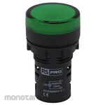 RS PRO RS PRO LED Pilot Lamp, Indicator Light, Green, Round
