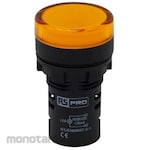 RS PRO RS PRO Pilot Lamp Indicator Light, Yellow, Round, LED