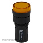 RS PRO RS PRO Pilot Lamp Indicator Light, Yellow, Round, LED