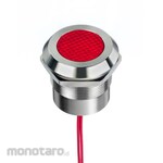 RS PRO RS PRO Pilot Lamp, 12 to 24V ac/dc, Red, Mounting Hole Size: 25mm