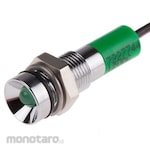RS PRO RS PRO Pilot Lamp, 12V dc, Green, Mounting Hole Size: 6mm