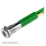 RS PRO RS PRO Pilot Lamp, 12V dc, Green, Mounting Hole Size: 8mm
