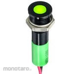 RS PRO RS PRO Pilot Lamp, 12V dc, Green, Mounting Hole Size: 8mm