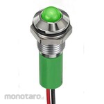 RS PRO RS PRO Pilot Lamp, 12V dc, Green, Mounting Hole Size: 8mm