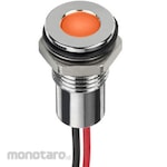 RS PRO RS PRO Pilot Lamp, 12V dc, Hyper Orange, Mounting Hole Size: 8mm