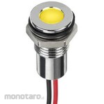 RS PRO RS PRO Pilot Lamp, 12V dc, Hyper Yellow, Mounting Hole Size: 8mm