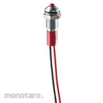 RS PRO RS PRO Pilot Lamp, 12V dc, Red, Mounting Hole Size: 8mm