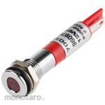 RS PRO RS PRO Pilot Lamp, 12V dc, Red, Mounting Hole Size: 8mm