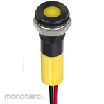 RS PRO RS PRO Pilot Lamp, 12V dc, Yellow, Mounting Hole Size: 8mm