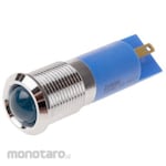 RS PRO RS PRO Pilot Lamp, 12V, Blue, Mounting Hole Size: 14mm