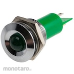RS PRO RS PRO Pilot Lamp, 130 V dc, 230V ac, Green, Mounting Hole Size: 19mm