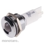 RS PRO RS PRO Pilot Lamp, 130 V dc, 230V ac, White, Mounting Hole Size: 19mm