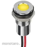 RS PRO RS PRO Pilot Lamp, 1.8 to 3.3V dc, Hyper Yellow, Mounting Hole Size: 8mm