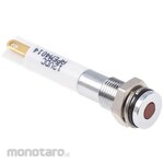 RS PRO RS PRO Pilot Lamp, 21.6 to 26.4V dc, Orange, Mounting Hole Size: 8mm