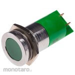 RS PRO RS PRO Pilot Lamp, 24V ac/dc, Green, Mounting Hole Size: 22mm