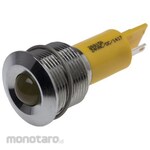 RS PRO RS PRO Pilot Lamp, 24V ac/dc, Yellow, Mounting Hole Size: 19mm