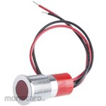 RS PRO RS PRO Pilot Lamp, 24V dc, Red, Mounting Hole Size: 14mm