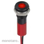 RS PRO RS PRO Pilot Lamp, 24V dc, Red, Mounting Hole Size: 8mm