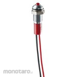 RS PRO RS PRO Pilot Lamp, 24V dc, Red, Mounting Hole Size: 8mm
