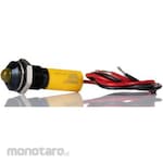 RS PRO RS PRO Pilot Lamp, 24V dc, Yellow, Mounting Hole Size: 8mm