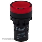 RS PRO RS PRO Pilot Lamp, Indicator Light, Red, Round, LED