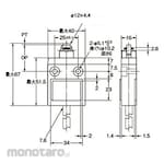 OMRON Single Head For Small Limit Switch D4C