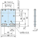 IMAO LSP-T limit switch bracket