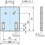 IMAO MSP1-75T Micro switch bracket
