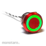 BULGIN Touch Switch Capacitive Latch NC IP68 Anodized Red 60 Pieces per Box