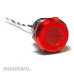 BULGIN Touch Switch Capacitive Latch NC IP68 Anodizing Red
