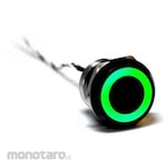 BULGIN Touch Switch Capacitive Momentary NC IP68 Anodized Black