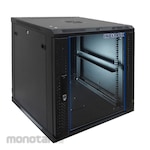 Indorack Wall Mounting Rack 19inch WIR Series - Single Glass Door