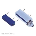 NIDEK Components (formerly Nidec Copal Electronics/Fujisoku) Trimmer potentiometer, 15-turn, side adjustment, 200KΩ