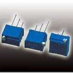 NIDEK Components (formerly Nidec Copal Electronics/Fujisoku) Trimmer potentiometer, 18-turn, side adjustment, 10KΩ