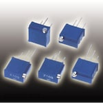 NIDEK Components (formerly Nidec Copal Electronics/Fujisoku) Trimmer potentiometer, 18-turn, side adjustment, 50KΩ